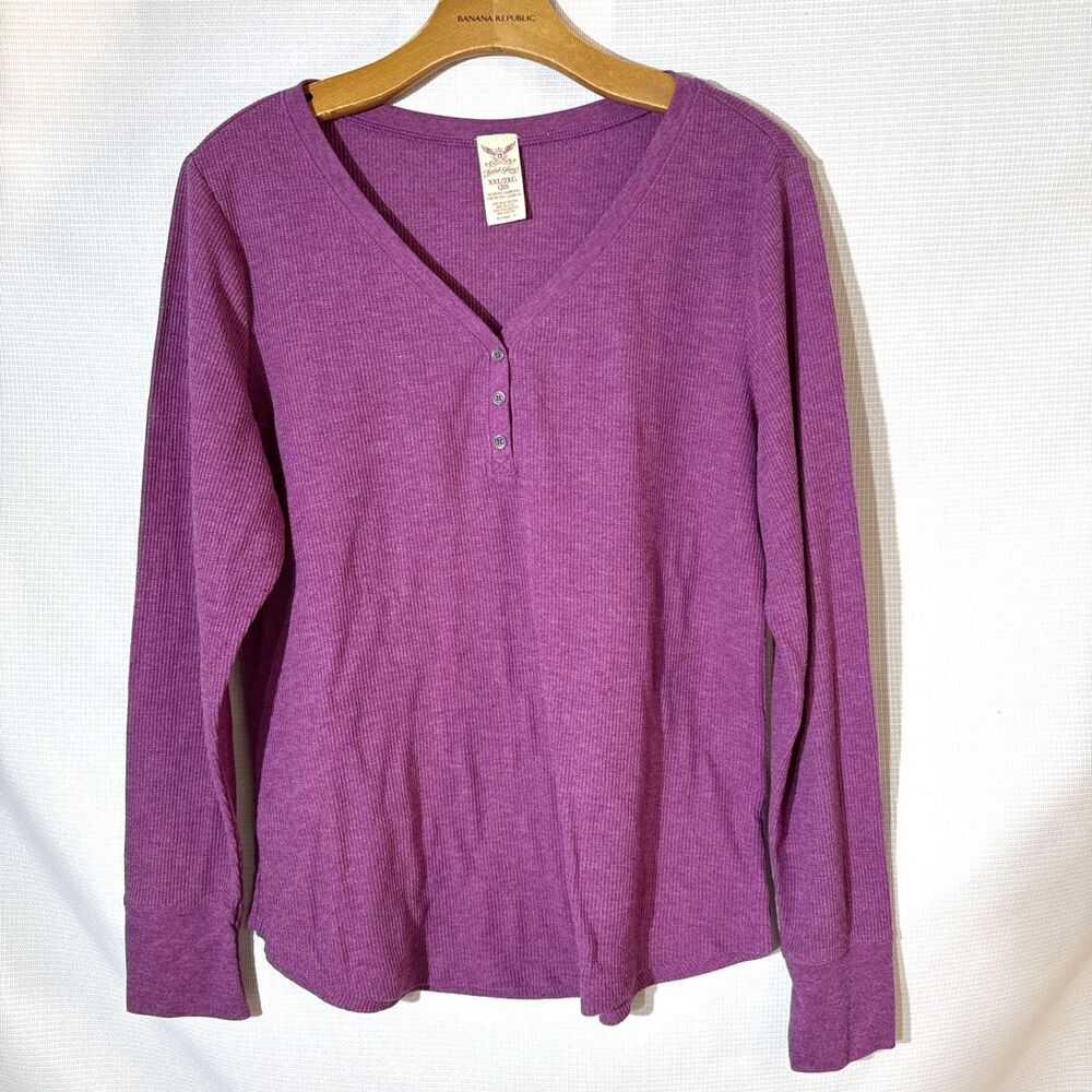 Faded Glory Thermal Tee Knit Cotton long sleeve - XXL